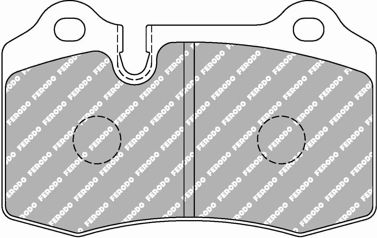 208 GTI 30th/BPS Front Ferodo Ds2500 Pads - Image 2
