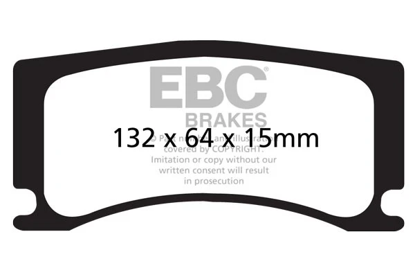 308 GTI/ RCZ-R Front EBC Yellowstuff pads - Image 2
