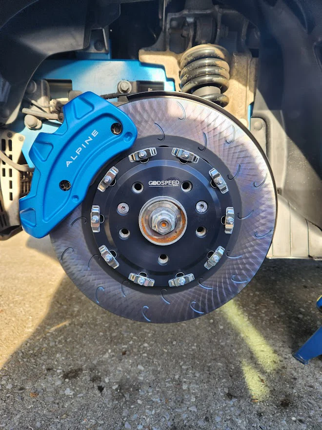 Alpine A110 Rear 330mm Disc and bell conversion - Image 3