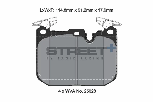 BMW F Series Front Pagid Street+ Pads - Image 2