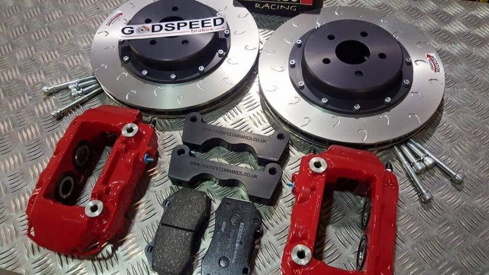 New Impreza Godspeed 4 Pot Kit With 330mm 2 Piece Discs and Bells - Image 2