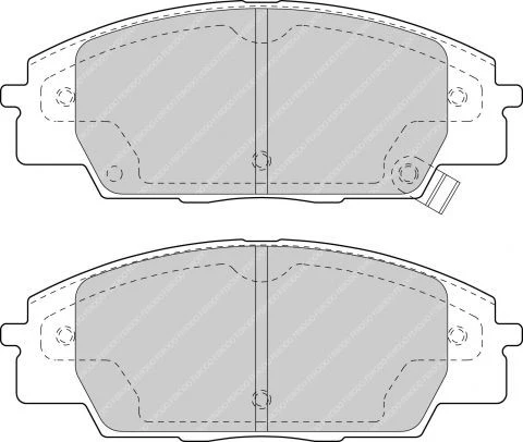 Civic Type R FN2 Front CL RC5+ Pads - Image 2