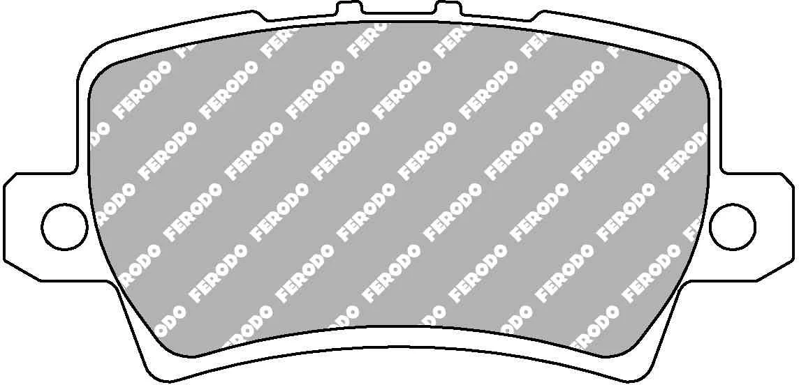 Civic Type R FN2 Rear Ferodo Ds2500 Pads - Image 2