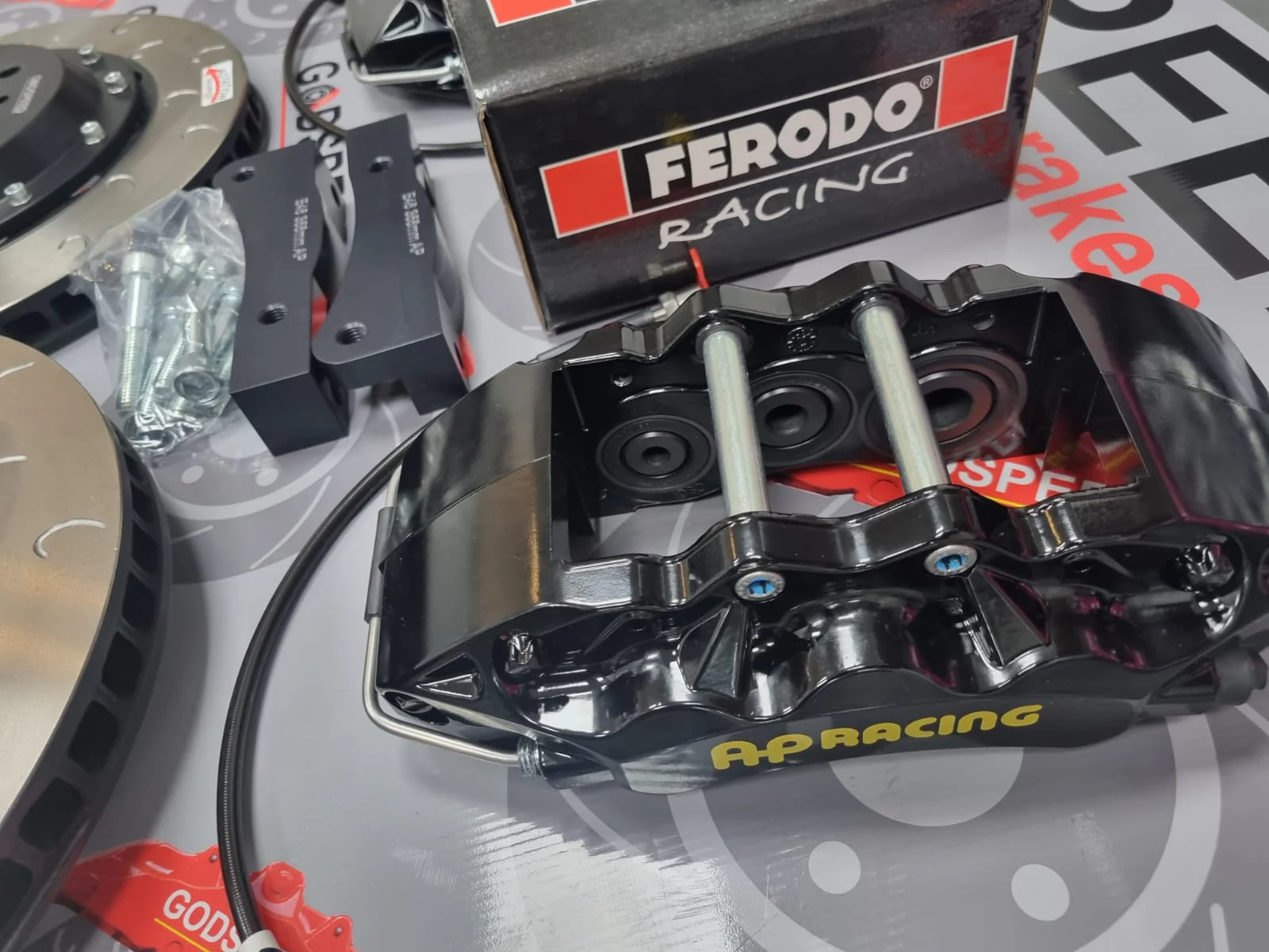 E46 M3 Godspeed 356mm  6 Pot Kit - Image 4