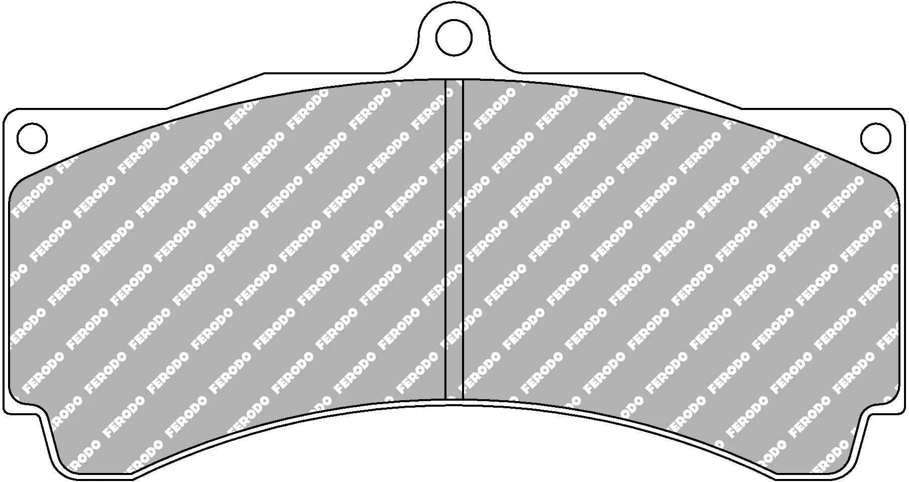 Ferodo Ds2500 CP5555 Pads 54mm Wide