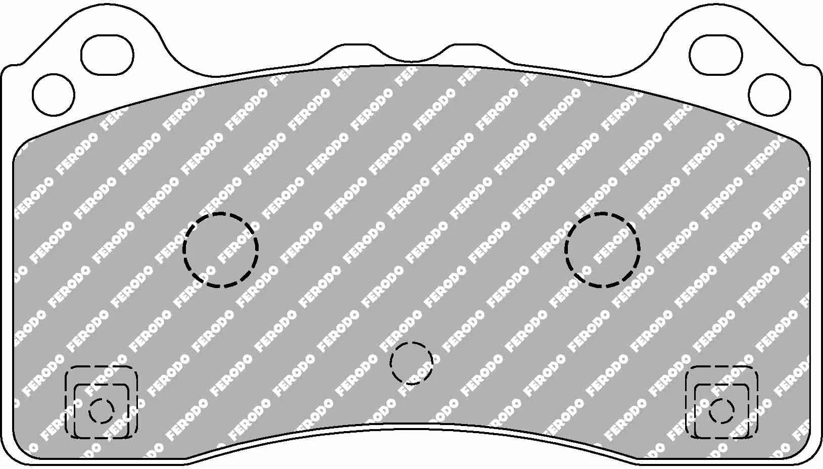 Focus MK 3 RS Front Ferodo DS 2500 Pads - Image 2