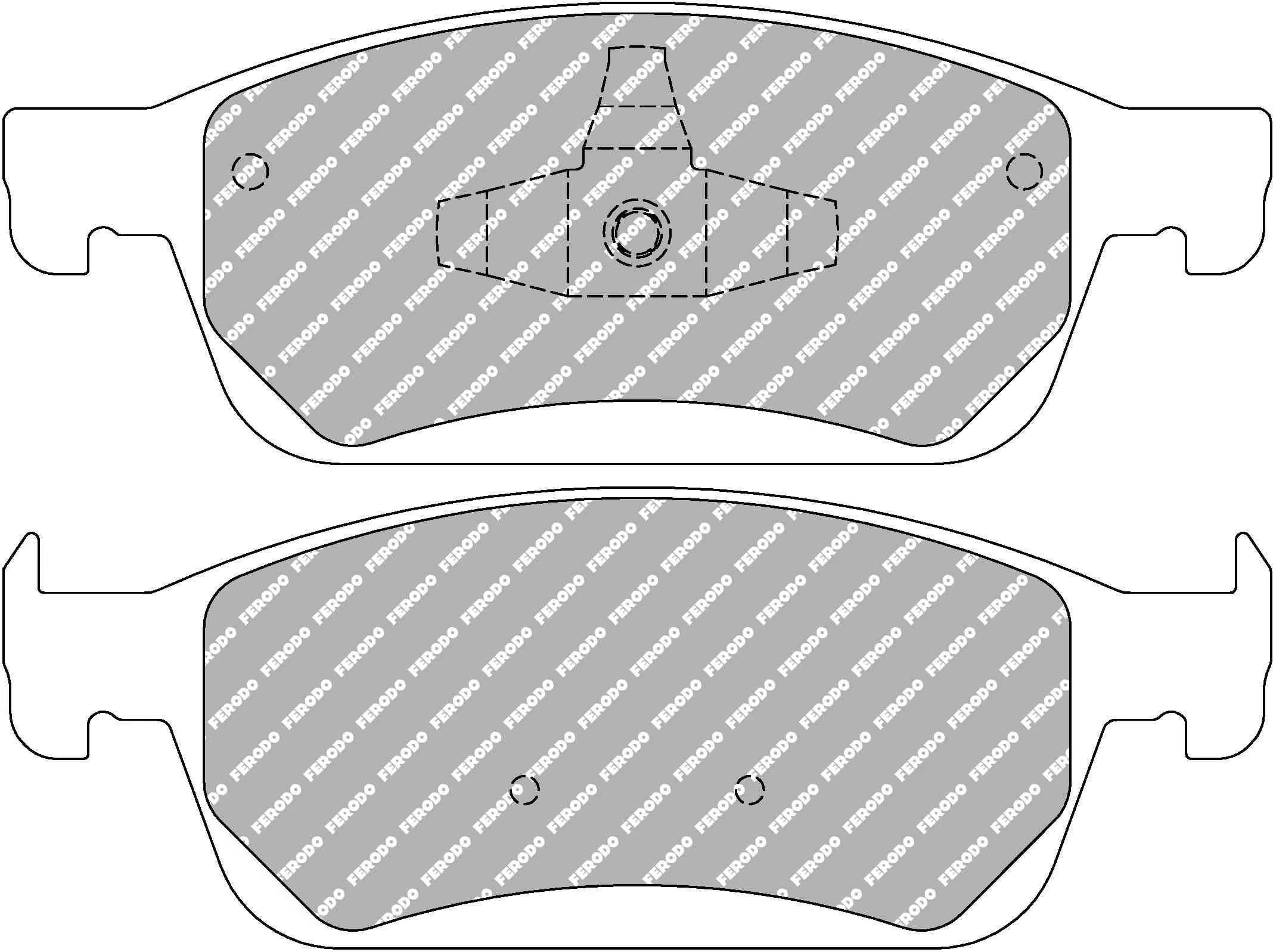 Focus MK 3 ST Front Ferodo Ds2500 Pads