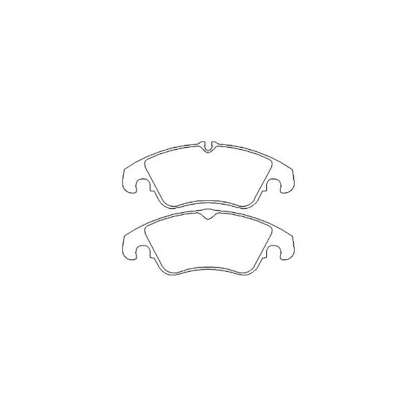 Focus RS Mk 2 Front EBC Bluestuff Pads - Image 3
