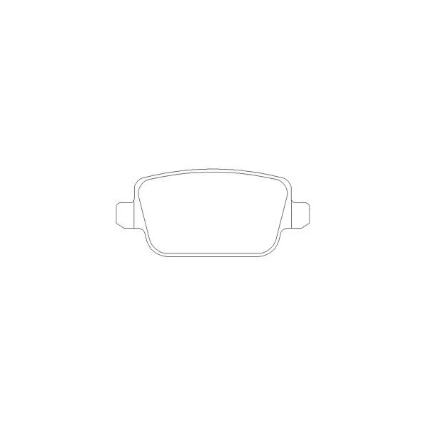 Focus RS Mk 2 Rear Ferodo Ds2500 Pads - Image 2