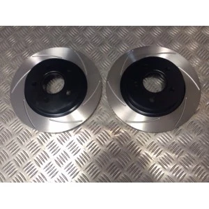 Focus RS Mk2 Rear Grooved Discs - Image 2