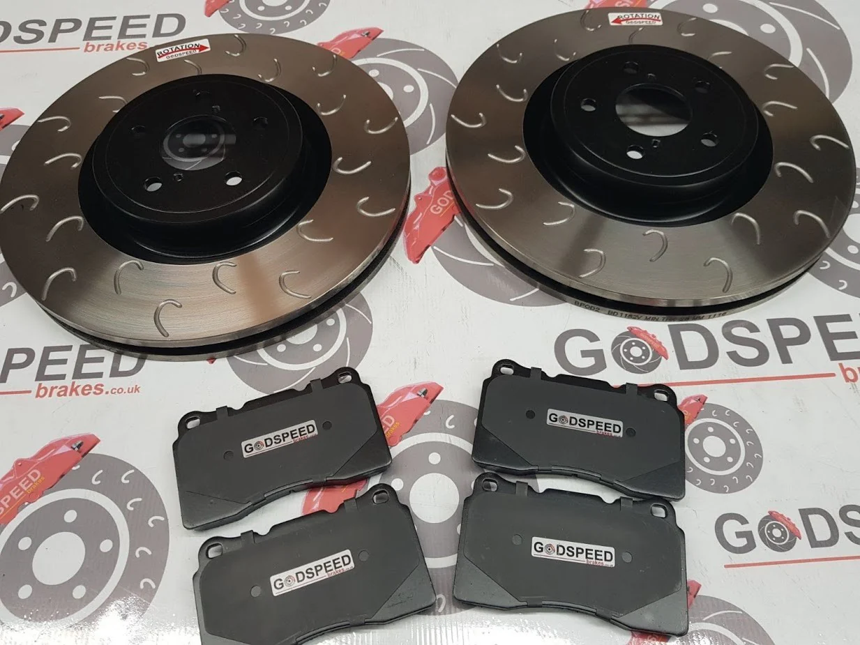 Front "G Hook"  Discs and Kevlar Pads Package STI Impreza