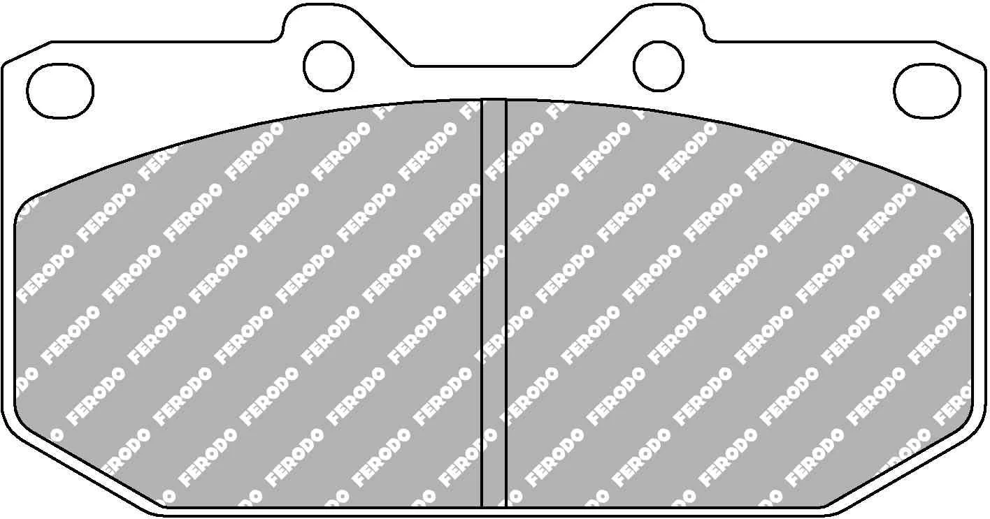 Front Impreza 4 pot EBC RP-X Pads - Image 2