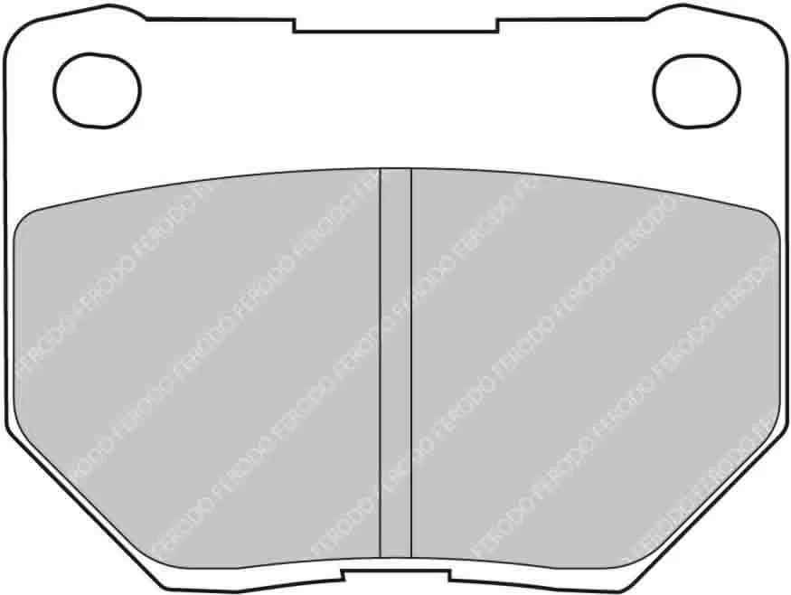 Impreza 2 Pot Rear Ferodo Ds2500 Pads