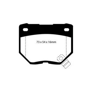 Impreza 2 Pot Rear Kevlar Pads