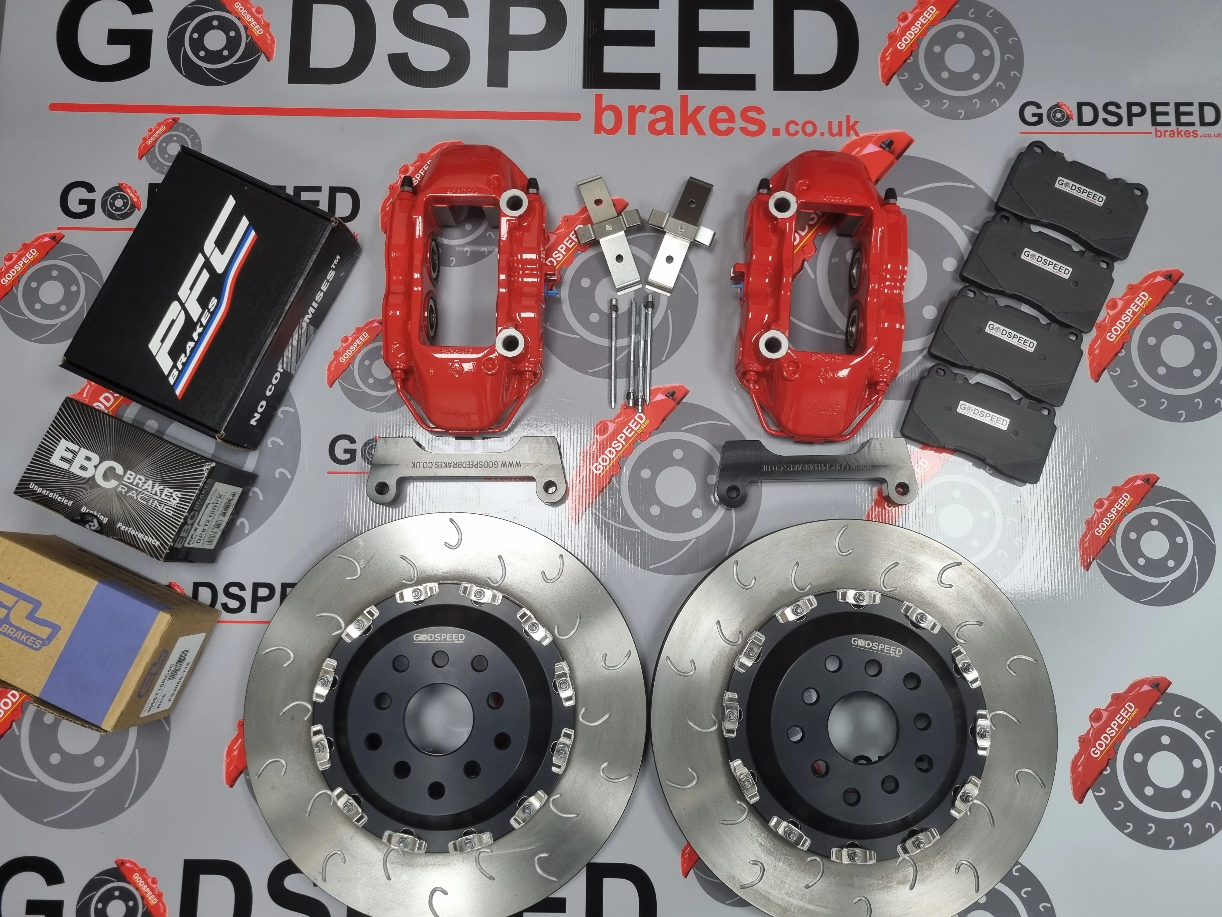 Impreza 356mm brake kit with Brembo 4 pot calipers - Image 2