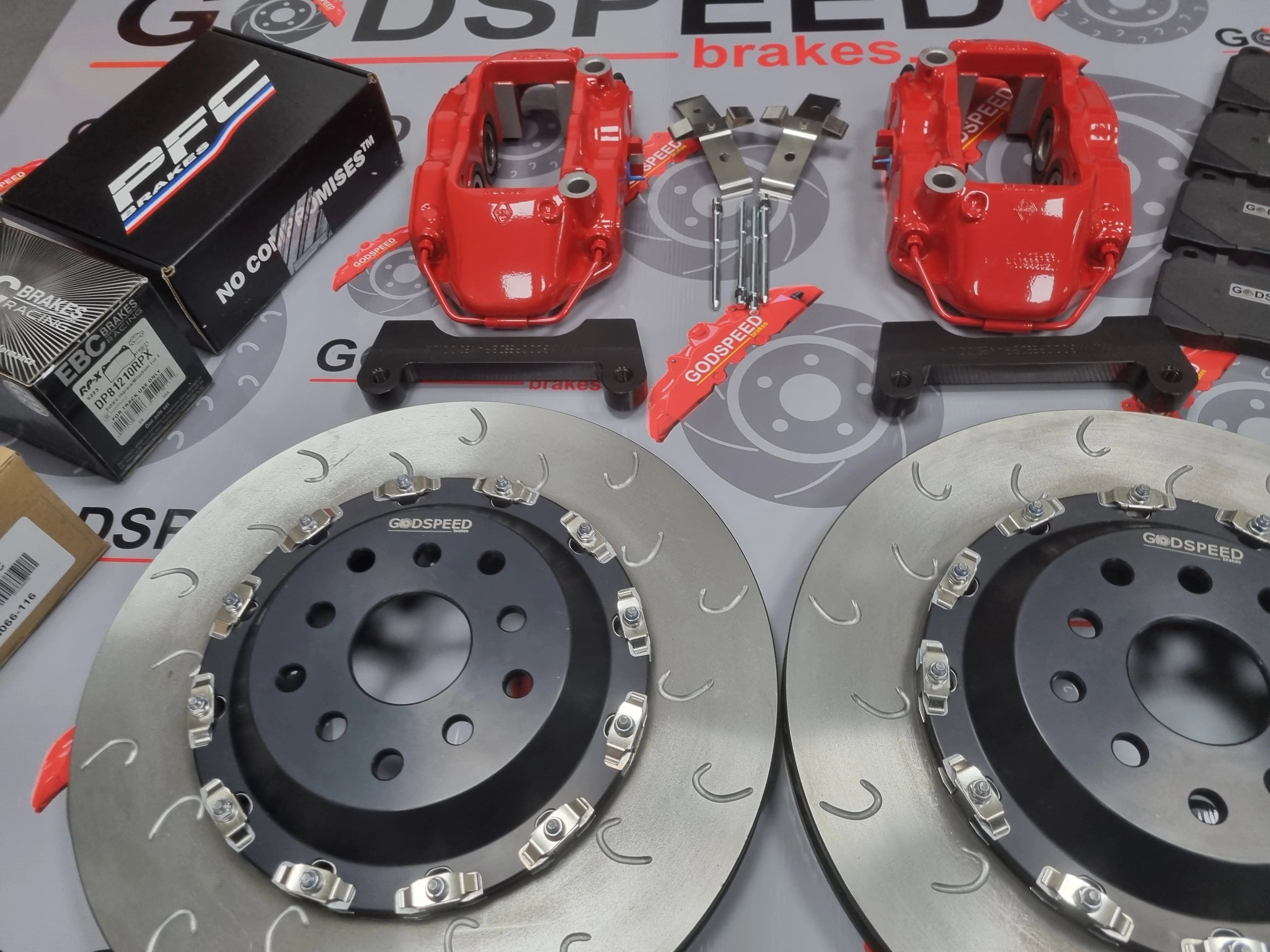 Impreza 356mm brake kit with Brembo 4 pot calipers - Image 3
