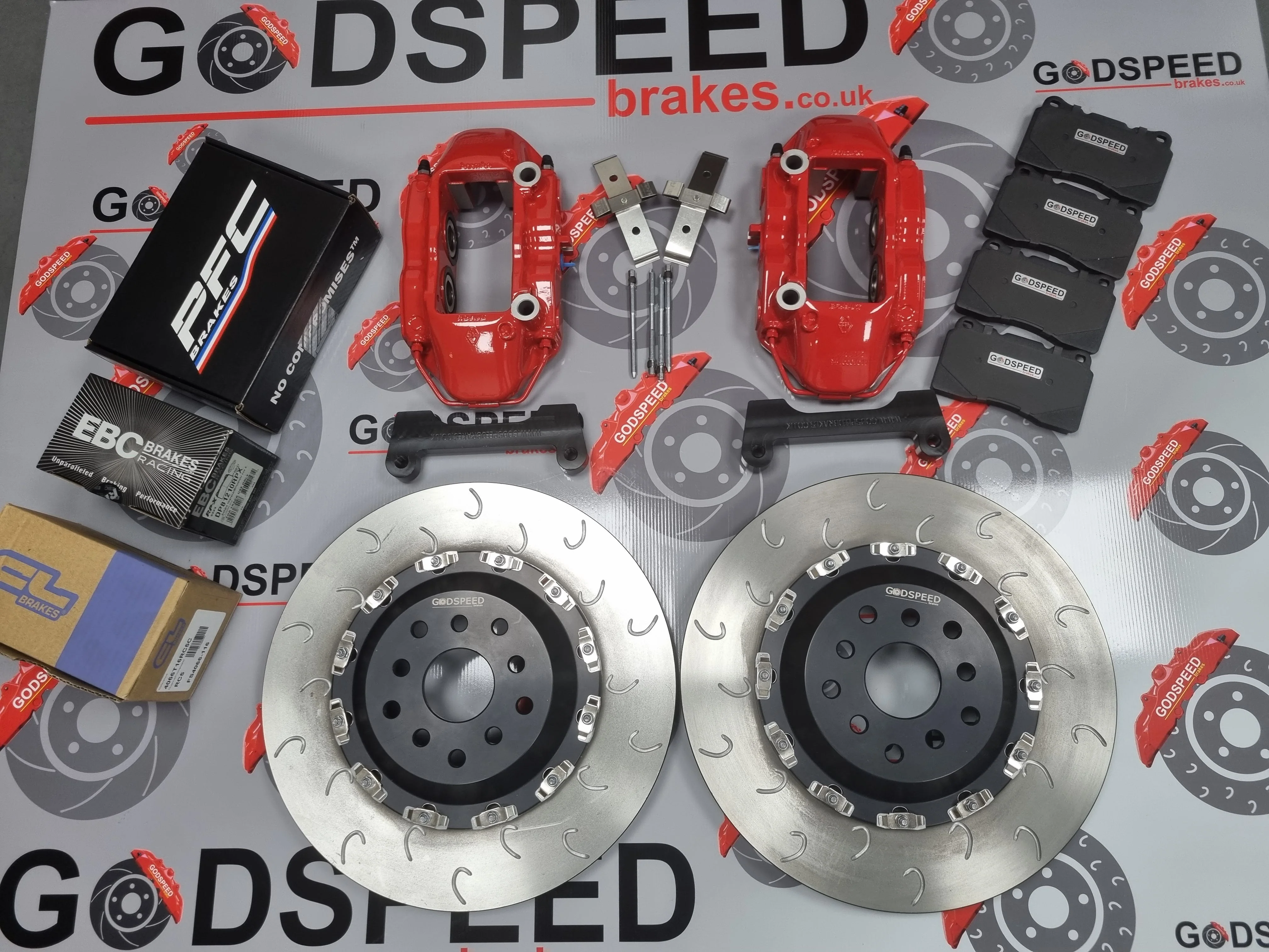 Impreza 356mm brake kit with Brembo 4 pot calipers - Image 4