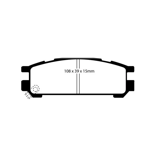 Impreza Rear Bluestuff NDX pads