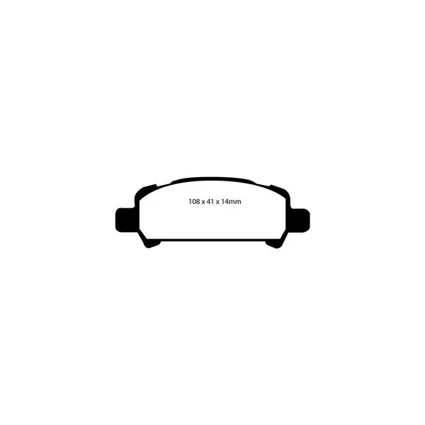 Impreza Rear Bluestuff NDX pads Lug Type