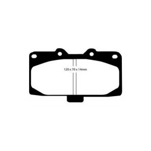 Kevlar Impreza  4 Pot Front Pads