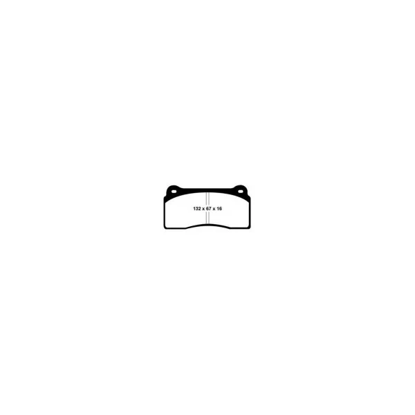 Nissan GTR Rear Ferodo DS2500 Pads - Image 3