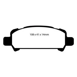 Rear Kevlar Impreza Pads "lug type" - Image 2